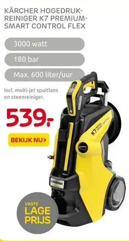 Praxis KÄRCHER HOGEDRUK- REINIGER K7 PREMIUM- SMART CONTROL FLEX aanbieding