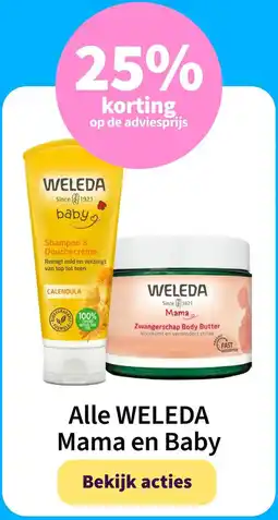 Plein.nl Weleda Mama en Baby aanbieding