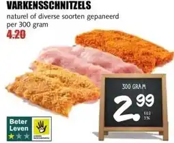 MCD Supermarkt VARKENSSCHNITZELS aanbieding