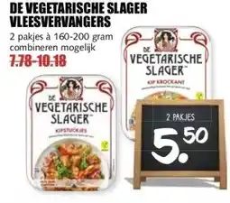 MCD Supermarkt DE VEGETARISCHE SLAGER VLEESVERVANGERS aanbieding