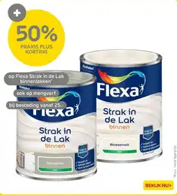 Praxis op Flexa Strak in de Lak binnenlakken* aanbieding