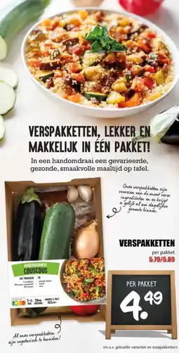 MCD Supermarkt VERSPAKKETTEN aanbieding