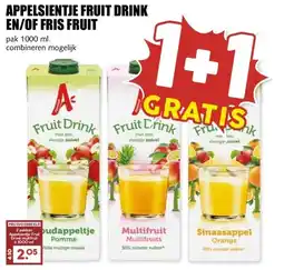 MCD Supermarkt APPELSIENTJE FRUIT DRINK EN/OF FRIS FRUIT aanbieding