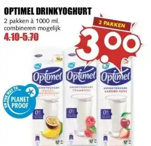 MCD Supermarkt OPTIMEL DRINKYOGHURT aanbieding