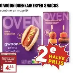 MCD Supermarkt G'WOON OVEN/AIRFRYER SNACKS aanbieding