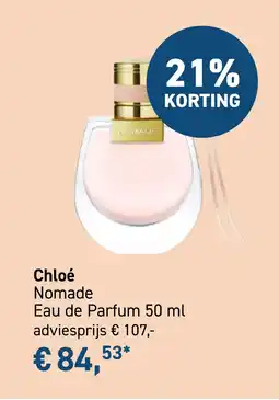 Mooi parfumerie Chloé Nomade Eau de Parfum 50 ml aanbieding