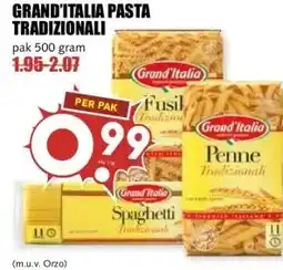 MCD Supermarkt GRAND'ITALIA PASTA TRADIZIONALI aanbieding