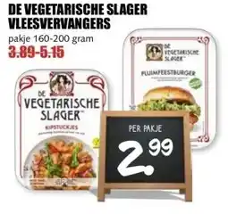 MCD Supermarkt DE VEGETARISCHE SLAGER VLEESVERVANGERS aanbieding