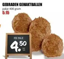 MCD Supermarkt GEBRADEN GEHAKTBALLEN aanbieding