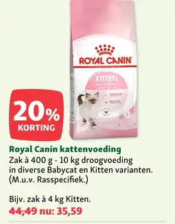 Maxi Zoo Royal Canin kattenvoeding aanbieding