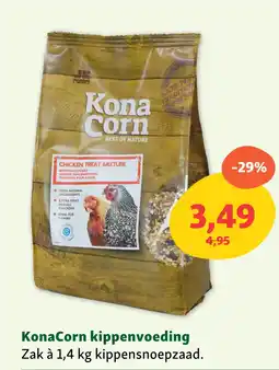 Maxi Zoo KonaCorn kippenvoeding aanbieding