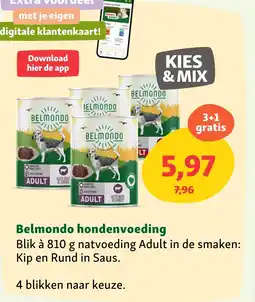 Maxi Zoo Belmondo hondenvoeding aanbieding