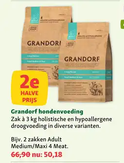 Maxi Zoo Grandorf hondenvoeding aanbieding