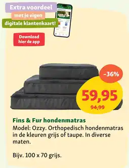 Maxi Zoo Fins & Fur hondenmatras aanbieding