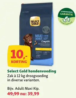 Maxi Zoo Select Gold hondenvoeding aanbieding