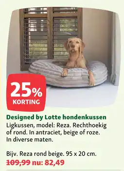 Maxi Zoo Designed by Lotte hondenkussen aanbieding