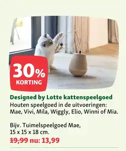 Maxi Zoo Designed by Lotte kattenspeelgoed aanbieding