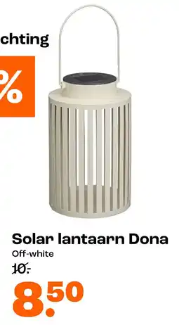 Kwantum Solar lantaarn Dona aanbieding