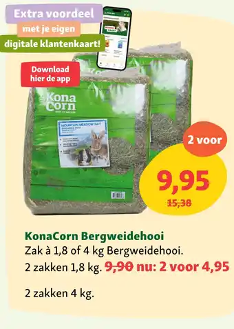 Maxi Zoo KonaCorn Bergweidehooi aanbieding