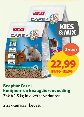 Maxi Zoo Beaphar Care+ konijnen- en knaagdierenvoeding aanbieding