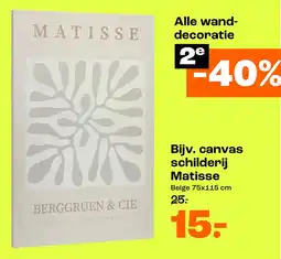 Kwantum Canvas schilderij Matisse aanbieding