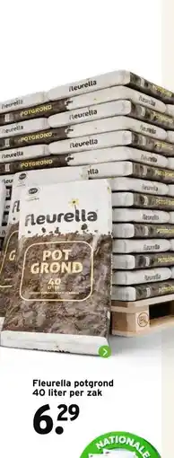 GAMMA Fleurella potgrond 40 liter per zak aanbieding