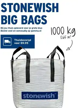 GAMMA STONEWISH BIG BAGS aanbieding