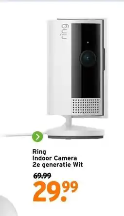 GAMMA Ring Indoor Camera 2e generatie Wit aanbieding