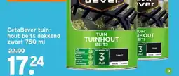 GAMMA CetaBever tuin- hout beits dekkend zwart 750 ml aanbieding