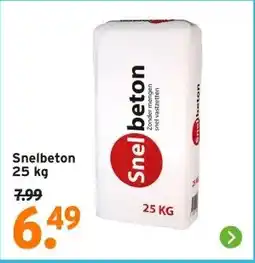 GAMMA Snelbeton 25 kg aanbieding