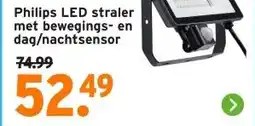 GAMMA Philips LED straler met bewegings- en dag/nachtsensor aanbieding