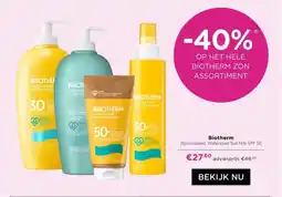 ICI Paris XL Biotherm Bijvoorbeeld: Waterlover Sun Milk SPF 30 aanbieding