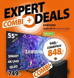 Expert Samsung QLED 4K 55Q73D (2024) aanbieding