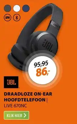 Expert JBL LIVE 670NC Zwart aanbieding