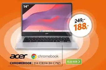 Expert Acer Chromebook 314 (CB314-3H-C79Z) aanbieding