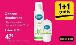 Etos Odorex deodorant aanbieding