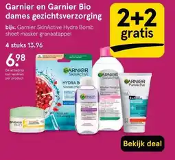 Etos Garnier en Garnier Bio dames gezichtsverzorging aanbieding