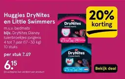 Etos Huggies DryNites en Little Swimmers aanbieding