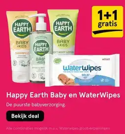 Etos Happy Earth Baby en WaterWipes aanbieding