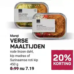 Ekoplaza Marqt VERSE MAALTIJDEN aanbieding