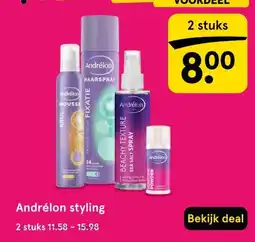 Etos Andrélon styling aanbieding