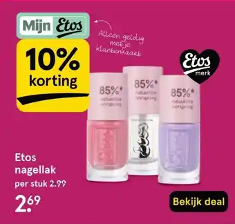 Etos Etos nagellak aanbieding