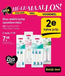 Etos Etos elektrische opzetborstels aanbieding