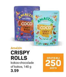 Ekoplaza Amaizin CRISPY ROLLS aanbieding