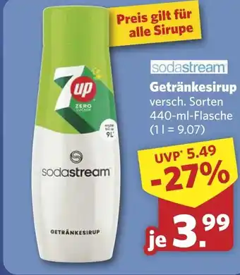 Combi Getränkesirup aanbieding