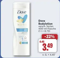 Combi Dove Bodylotion aanbieding