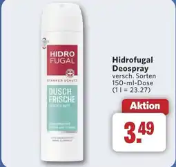 Combi Hidrofugal Deospray aanbieding