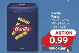 Combi Barilla Pasta aanbieding