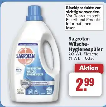 Combi Sagrotan Wäsche- Hygienespüler aanbieding