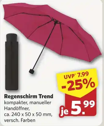 Combi Regenschirm Trend aanbieding